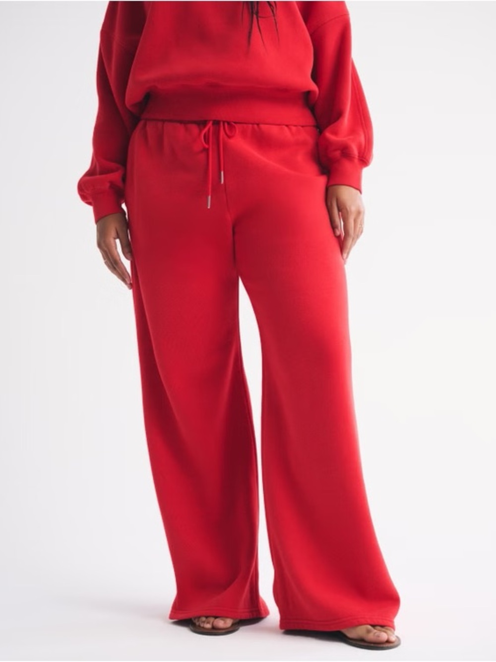 Abercrombie Women’s Sunday Hoodie and High Rise  Sunday Wide Leg Sweatpants - Picture 3 of 14